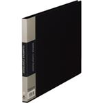 （まとめ買い）キングジム クリアファイル 20P 120C B5E 黒 【×10セット】