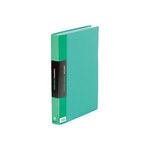 （まとめ買い）キングジム クリアファイル 60P 132-3C A4S 緑 【×10セット】