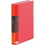 （まとめ買い）キングジム クリアファイル 60P 132-3C A4S 赤 【×10セット】