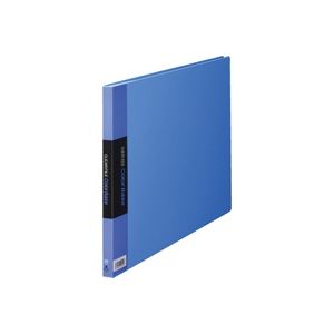 （まとめ買い）キングジム クリアファイル 20P 140C B4E 青 【×10セット】