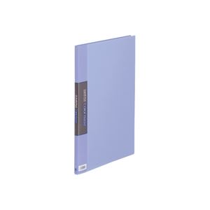 （まとめ買い）キングジム クリアファイル 10P 142CH B4S 青 【×10セット】