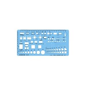 （まとめ買い）ステッドラー テンプレート 976 07 レイアウト 【×2セット】