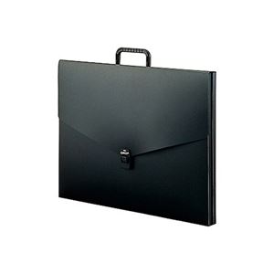（まとめ買い）セキセイ アルタートケース ART-700W A2 2つ折 黒 【×2セット】