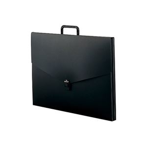 （まとめ買い）セキセイ アルタートケース ART-900W A1 2つ折 黒 【×2セット】