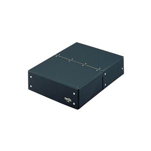 （まとめ買い）セキセイ 図面箱 T-280-60 A4 黒 【×2セット】