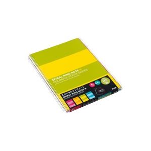 （まとめ買い）プラス スパイラルリング ノート RS-030-4P B5 4冊 【×10セット】