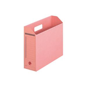（まとめ買い）プラス ボックスファイル FL-051BF A4E ピンク 【×10セット】