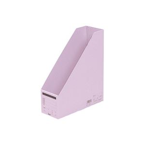（まとめ買い）プラス ボックスファイル FL-052BF A4S 紫 【×10セット】