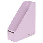 （まとめ買い）プラス ボックスファイル FL-052BF A4S 紫 【×10セット】