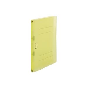 （まとめ買い）ジョインテックス PPフラットFクリア A4S D024J-CYL 黄10冊 【×3セット】