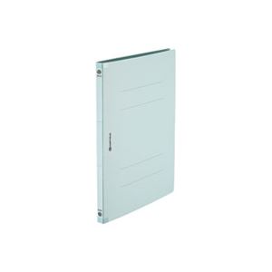 （まとめ買い）背強化フラットファイル 紙バインダー 2穴 A4S青10冊 D128J-BL 【×10セット】