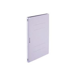 （まとめ買い）背強化フラットファイル 紙バインダー 2穴 A4S紫10冊 D128J-VL 【×10セット】