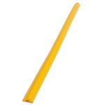 （まとめ買い）カーボーイ 安心クッション L字90cm 小 黄 2本組 【×8セット】