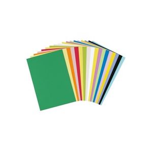 （まとめ買い）大王製紙 再生色画用紙 4ツ切 100枚 しらちゃ 【×2セット】