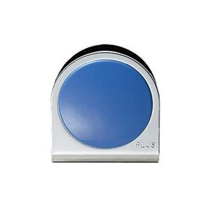 （まとめ買い）プラス カラーマグネット クリップ 大 青 【×10セット】