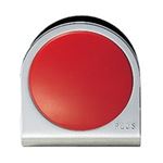 （まとめ買い）プラス カラーマグネット クリップ 小 赤 【×10セット】