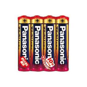 (業務用100セット) Panasonic パナソニック アルカリ乾電池 単4(4本) LR03XJ4SE ×100セット