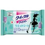 （まとめ買い）花王 クイックルワイパー ウエットシート 20枚 【×20セット】