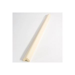 （まとめ買い）カーボーイ 安心クッション L字90cm 大アイボリー2本組 【×7セット】