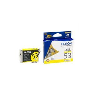 （まとめ買い）エプソン EPSON インクカートリッジ ICY53 イエロー 【×5セット】