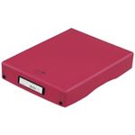 （まとめ買い）LIHITLAB AQUA DROPs デスクトレー トレイ A-5040-3赤 【×10セット】