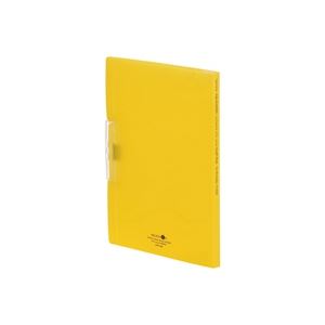 （まとめ買い）LIHITLAB クリップファイル F-5036-5 黄 【×10セット】
