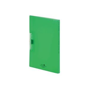 （まとめ買い）LIHITLAB クリップファイル F-5036-6 黄緑 【×10セット】