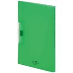 （まとめ買い）LIHITLAB クリップファイル F-5036-6 黄緑 【×10セット】