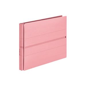 （まとめ買い）プラス 背幅伸縮フラットセノバス FL-042SS 桃 【×10セット】