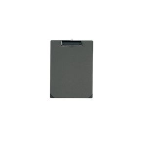 （まとめ買い）プラス クリップボード FL-011CP A4E ダークグレー 【×10セット】