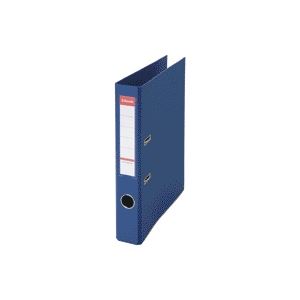 （まとめ買い）ESSELTE レバーアーチファイル 48075 A4S ブルー 【×5セット】