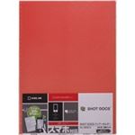 （まとめ買い）キングジム SHOTDOCSクリアホルダー 735SD3赤 【×10セット】