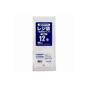 （まとめ買い）ジョインテックス レジ袋[省資源タイプ]No.12 100枚 B712J 【×40セット】