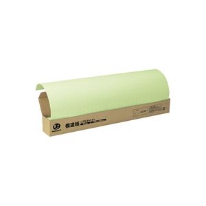 （まとめ買い）ジョインテックス 方眼模造紙プルタイプ50枚グリーン P152J-G 【×2セット】