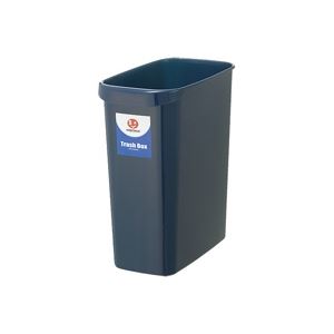 （まとめ買い）ジョインテックス 持ち手付きゴミ箱角型13L ブルー N155J-B5 5個 【×3セット】