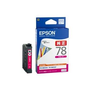 （まとめ買い）エプソン EPSON インクカートリッジ ICM78 マゼンダ 【×4セット】