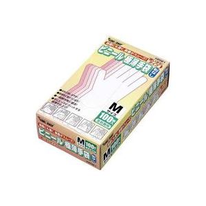 （まとめ買い）川西 ビニール極薄手袋パウダーフリー100枚M 【×10セット】