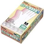 （まとめ買い）川西 ビニール極薄手袋パウダーフリー100枚M 【×10セット】