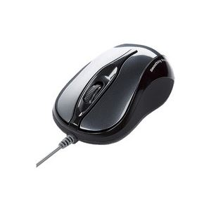 （まとめ買い）サンワサプライ ブルーテック有線マウス MA-BL1DS ブラック 【×3セット】