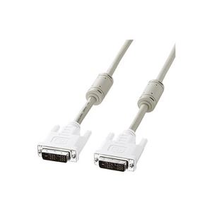 （まとめ買い）サンワサプライ DVIケーブル KC-DVI-3K（シングルリンク） 【×2セット】