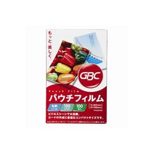 （まとめ買い）アコ・ブランズ パウチフィルム 名刺100枚 YP60095R 【×20セット】