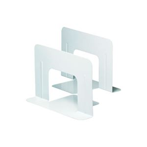（まとめ買い）ソニック ブックエンド ワイド 1組（2枚） 白 DA-550-W 【×3セット】