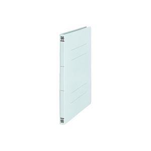 （まとめ買い）プラス 間伐材フラットファイル 紙バインダー 2穴 No.021K A4S 青10冊 【×5セット】