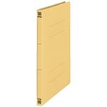 （まとめ買い）プラス 間伐材フラットファイル 紙バインダー 2穴 No.021K A4S 黄10冊 【×5セット】