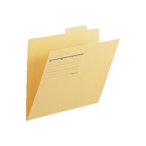 （まとめ買い）プラス 間伐材個別フォルダ FL-061KIFイエロー10枚 【×5セット】