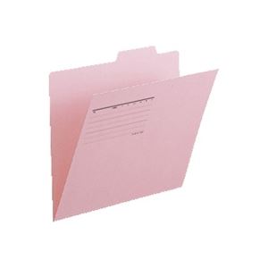 （まとめ買い）プラス 間伐材個別フォルダ FL-061KIFピンク10枚 【×5セット】