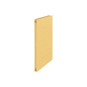 （まとめ買い）プラス フラットファイル 紙バインダー 2穴 Wとじ具No.025Dイエロ10冊 【×3セット】