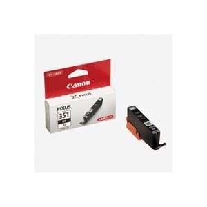 （まとめ買い）キャノン Canon インクカートリッジ BCI-351XLBK 【×4セット】