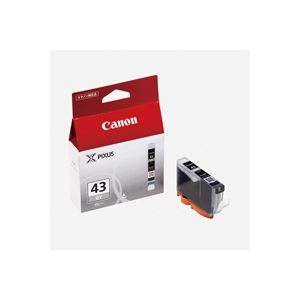 （まとめ買い）キャノン Canon インクカートリッジ BCI-43GY グレー 【×4セット】