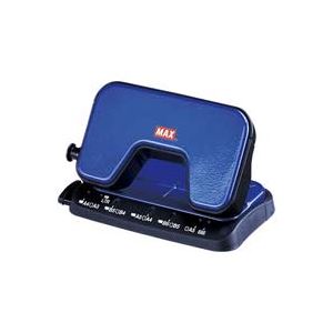 （まとめ買い）マックス 軽あけパンチSCOOVA DP-15T／B 青 DP90124 【×10セット】